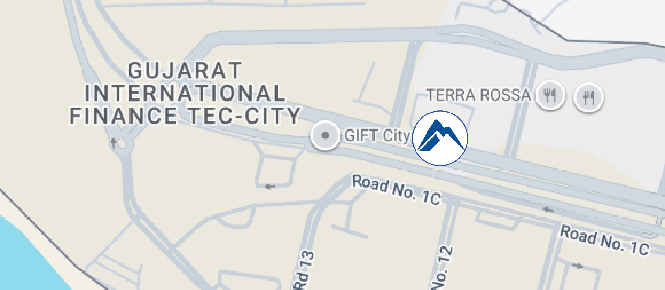 Map — India office location